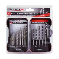 Timco Addax Ground Jobber & Masonry Drill Set 17pc